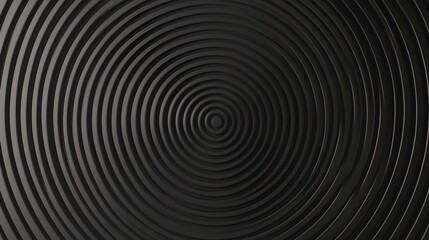 Mesmerizing Concentric Circle Pattern Monochrome Loading Background