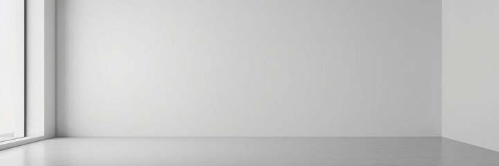 Grey empty room studio gradient perfect for showcasing product display, interior, simplicity