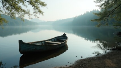 A boat is docked in the water