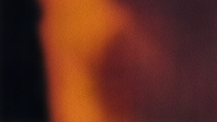 A textured gradient background with grey, faded rose, and orange tones, rich in granular and speckled details, evoking a heavily grainy, slightly rough aesthetic.