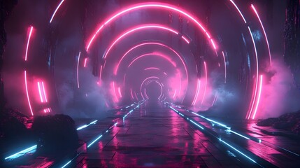 Neon Dreams  futuristic background graphics for dynamic designs