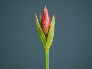 Capture the natural clarity of a flower's bud in a stunning macro shot