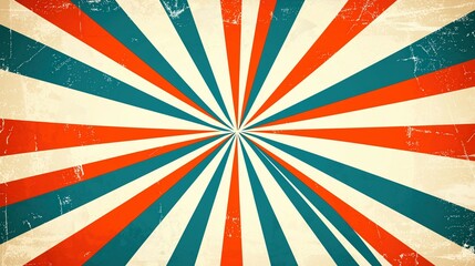 Retro Vintage Burst Background