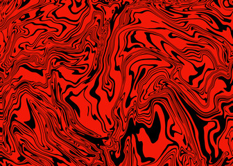 Fototapeta premium Abstract Red and Black Swirl Pattern Background