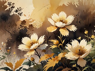Floral Watercolor Painting