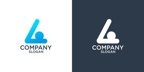 collection of letter A abstract monogram logo design vector