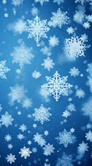 Christmas background with snowflakes