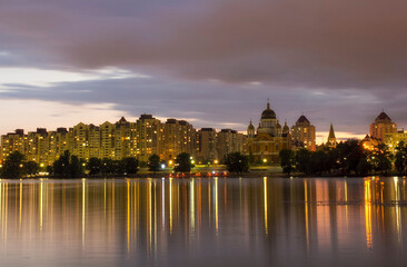 Fototapeta premium Night Kyiv