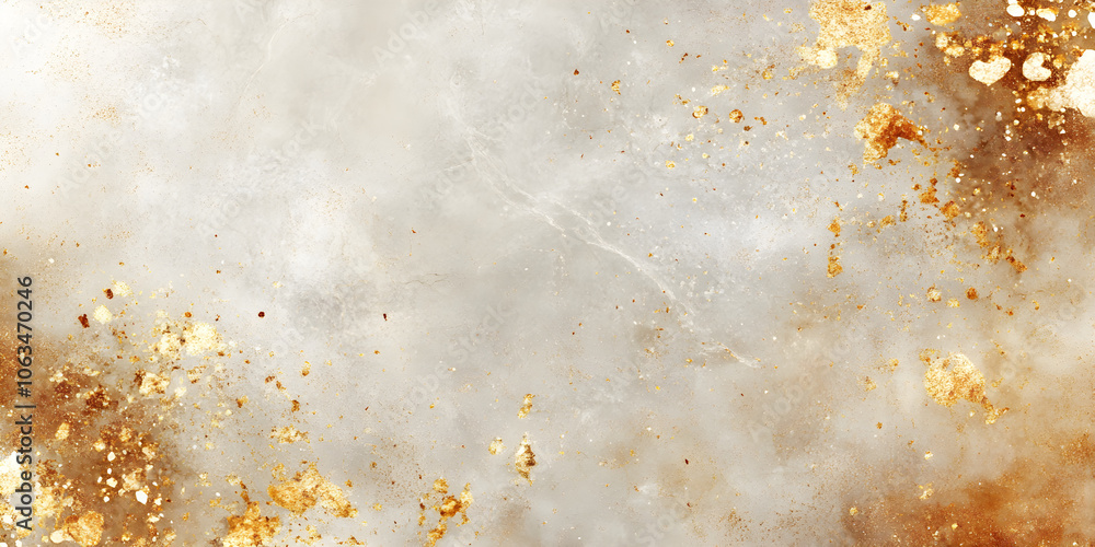 Poster abstract background features a stunning blend of shimmering gold and soft gray tones, creating a lux