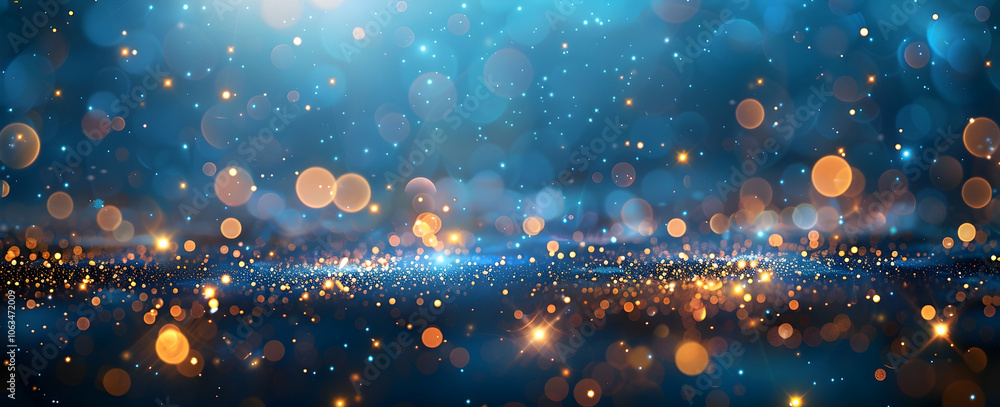 Poster bokeh background