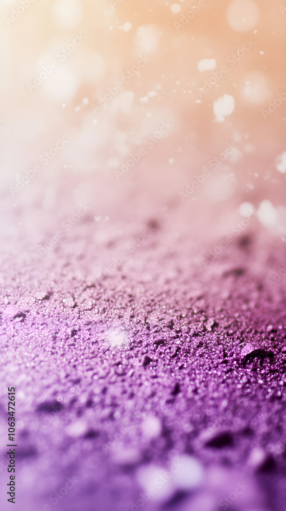 Poster a minimalist photo captures soft eyeshadow hues blending smoothly with a sparkling background creati