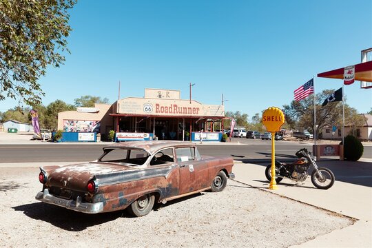 Seligman, Arizona Seligman, Arizona, USA -October 10 2024, Historic city, Route 66