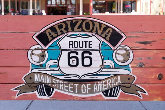 Seligman, Arizona Seligman, Arizona, USA -October 10 2024, Historic city, Route 66