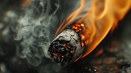 Burning Embers and Smoke