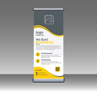  Business Roll Up. creative roll up banner, pop up, retractable, x stand, standee banner