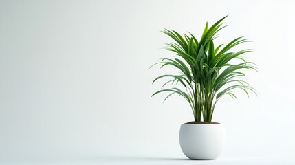 Interior plant mock-up template with a clean white fill background allows for versatile design applications, ideal for presenting your interior plant concepts in an appealing manner.