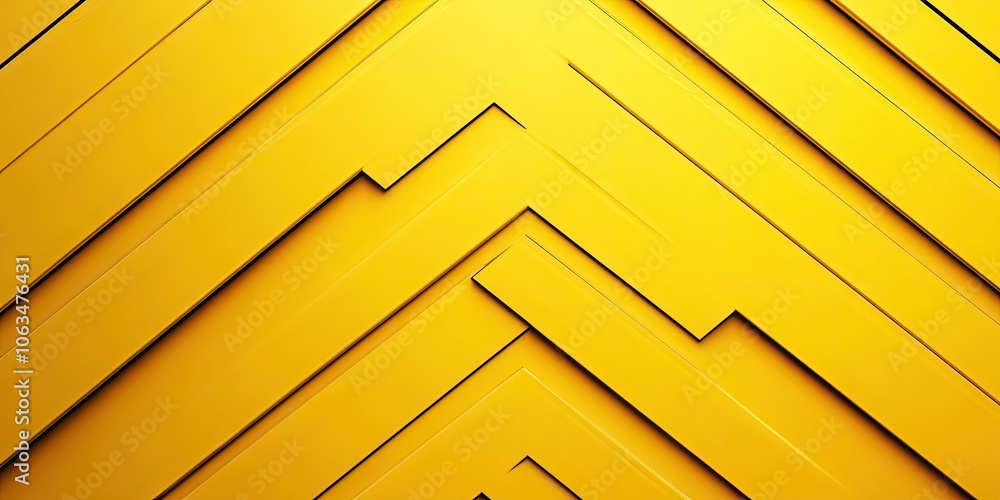 Poster contemporary yellow arrow backdrop suitable for use in design concepts or as a template for various 