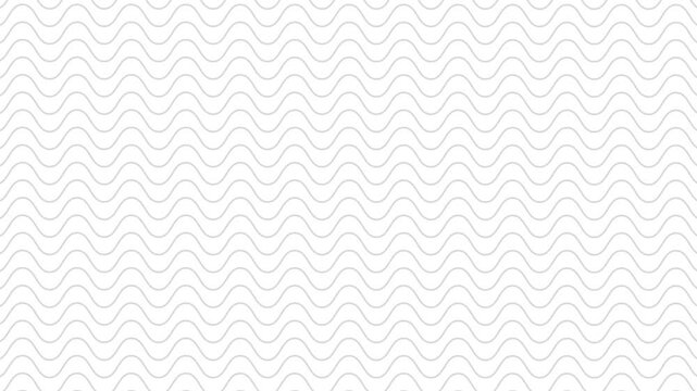Black and White Line Wave Pattern Background