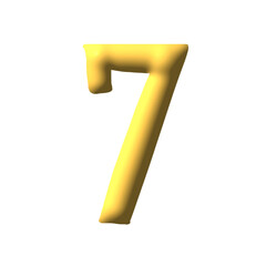 3D symbol numbers 