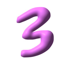 3D symbol numbers 
