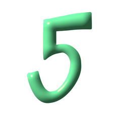 3D symbol numbers 