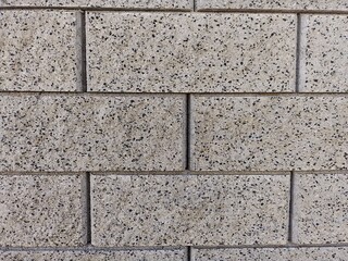 Concrete wall tile surface