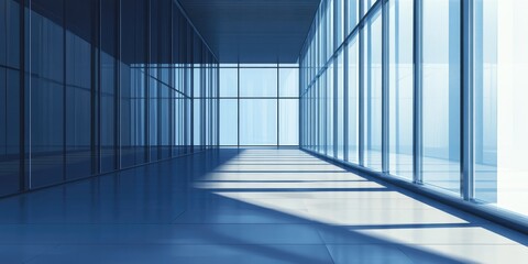Obraz premium Web banner or panorama for financial advertising featuring an empty area for customization or additional content.