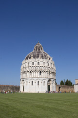Fototapeta premium The beautiful architecture of the city of Pisa, Italy.