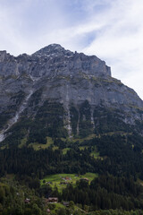 Obraz premium Beautiful landscape in the Swiss Alps.