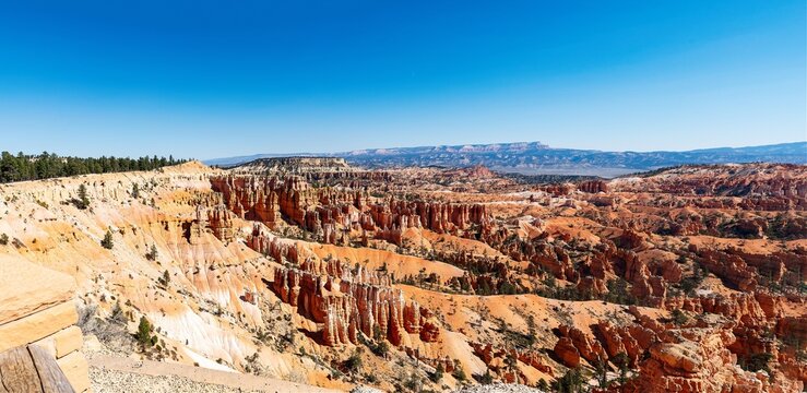 Brice Canyon, Utah, USA National Park panoramic view