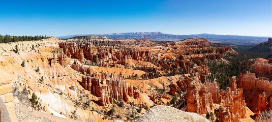 Brice Canyon, Utah, USA National Park panoramic view