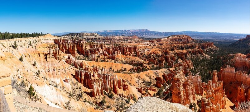 Brice Canyon, Utah, USA National Park panoramic view