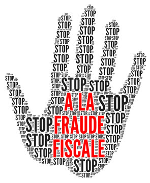 Symbole stop &agrave; la fraude fiscale