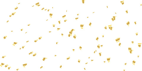 Confetti abstract seamless background template design. Gold ribbon luxury greeting 
confetti pattern.