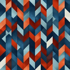 Abstract geometric pattern featuring vibrant colors and sharp angles.