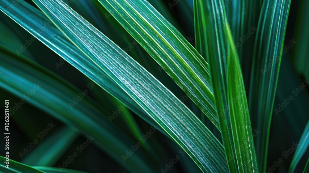 Poster close-up of setebos, highlighting its green striped exotic appearance, with a focus on its unique fe