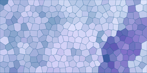 Light blue and purple Mosaic Texture Vector, Ideal for Natural Backgrounds, Digital Art, and Camouflage Design. Abstract Geometric Mosaic Pattern for Outdoor-Themed Projects and Backgrounds.