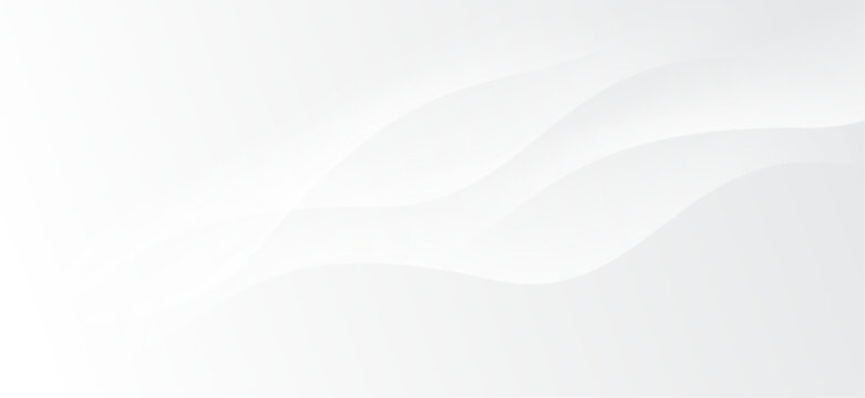 white light background wave abstract design. for template layout posters or banner.