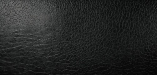 Luxurious Black Leather Finish