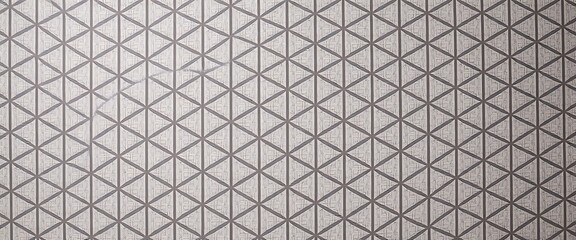 Fototapeta premium Subtle, geometric pattern wallpaper, wall.