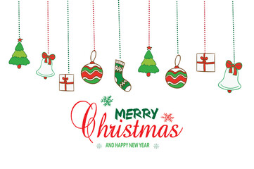 charismas and new year cover design