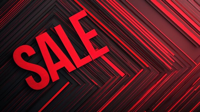 The image features bold red "SALE" text on a textured, dark background, conveying a sense of urgency and promotion.