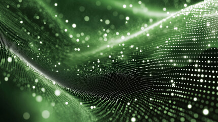 Abstract green background banners