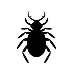 Tick silhouette vector illustration design on white background.