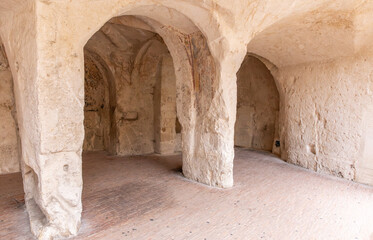 Obraz premium Matera, eine historische Stadt in der süditalienischen Region Basilikata. 