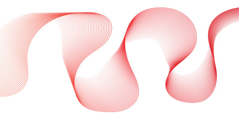 Abstract multicolor gradient wave lines vector background, twisted curve lines and blend effect, frequency sound wave lines, 3d contour line patterned background illustration.	