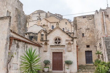Matera, eine historische Stadt in der süditalienischen Region Basilikata. 