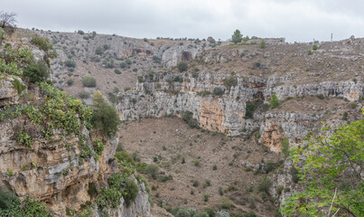 Matera, eine historische Stadt in der süditalienischen Region Basilikata. 