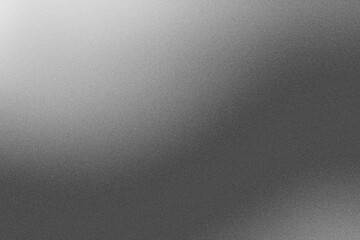 Black and White Abstract Grainy Gradient Background Texture Banner Poster