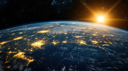 Obraz premium Global Commitment to Net Zero Climate Initiatives